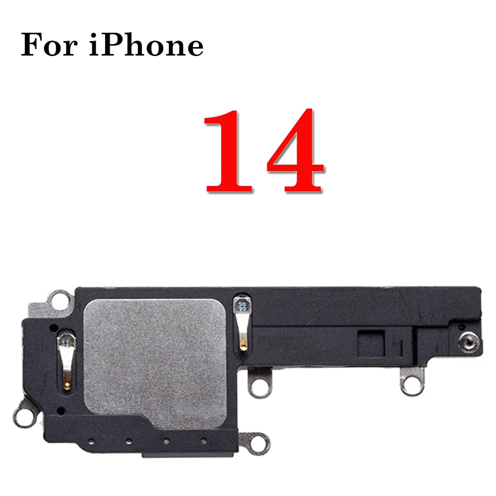 1Pcs Loudspeaker For iphone 11 12 13 14 15 Plus Mini Pro Max Lound Speaker Ringer inner Buzzer Flex Cable Replacement Parts