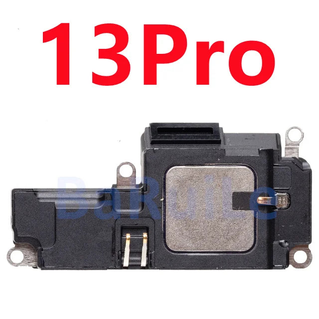 BaRuiLe Bottom Loudspeaker For iphone 12 13 14 Pro Max Mini 16 15 Plus Loud Speaker Ringer Buzzer Flex Cable Replacement Part
