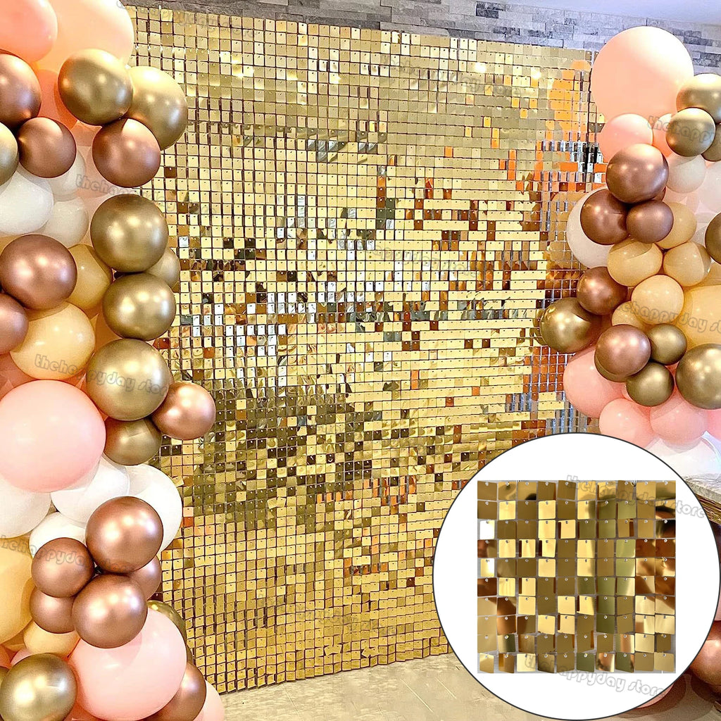 10/5Pcs Metal Silver Gold 4D Round Foil Balloon Mylar Balloons for Birthday Wedding New Year Baby Shower Party Decorations