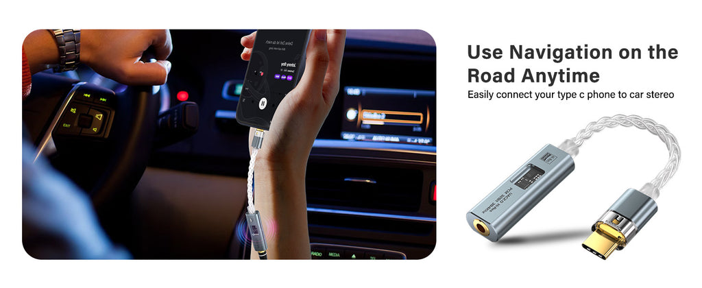 DAC USB Type C to 3.5 mm Jack Adapter HiFi Audio Amplifier Stereo Ephone Headphone Digital Decoding Converter CX31993 MAX97220
